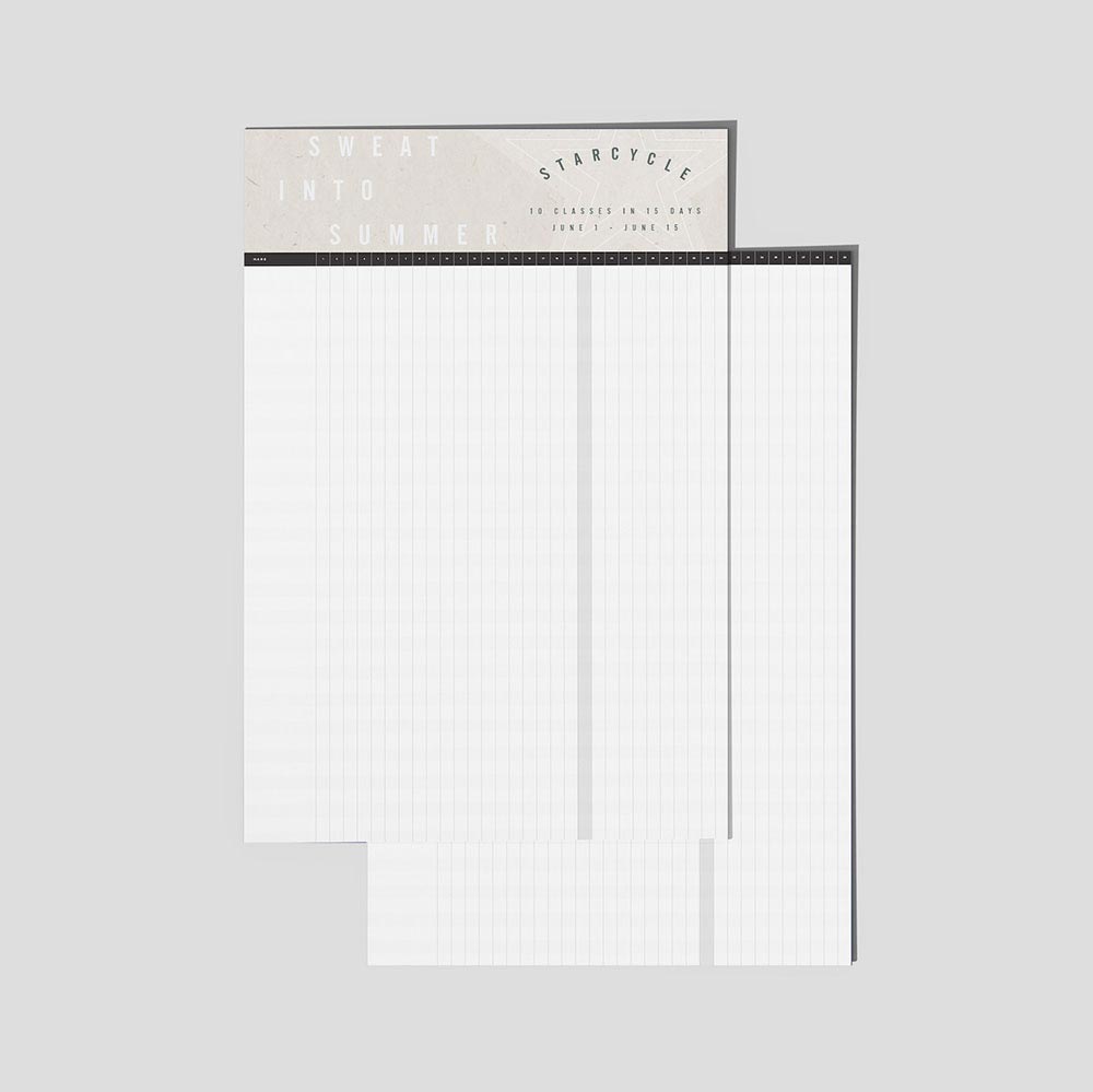 SC Sweat into Summer Tracking Board